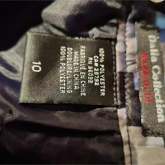 Dalia Collection Modern Fit 100% Polyester lined mini skirt size  10 - Picture 5 of 5